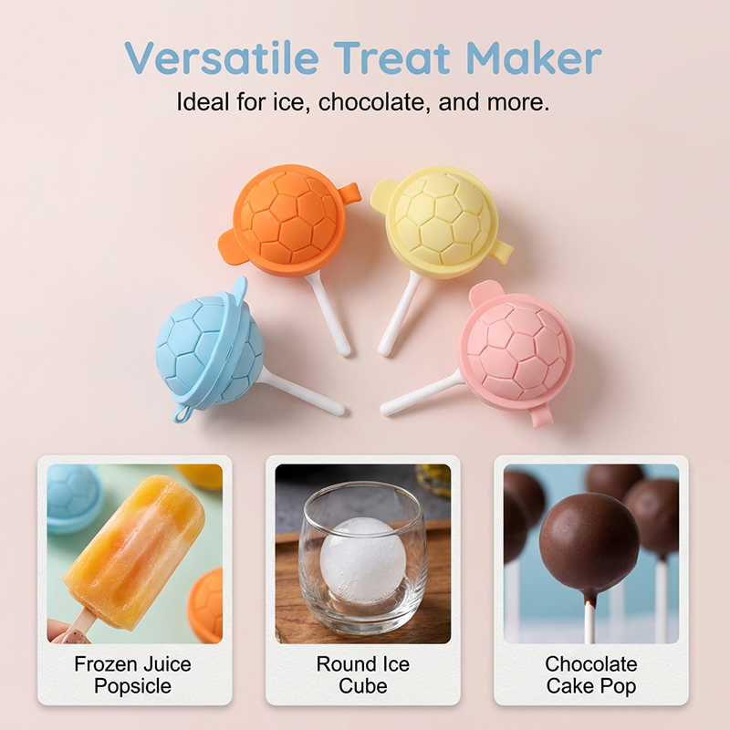 🍦 Mini szilikon jégkrémforma – Könnyű kifordítás, újrahasználható ⭐