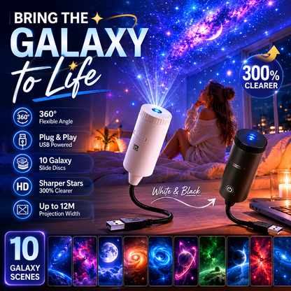 🥳 Plug-and-play HD csillagos égbolt és óceán vetítő éjszakai lámpa