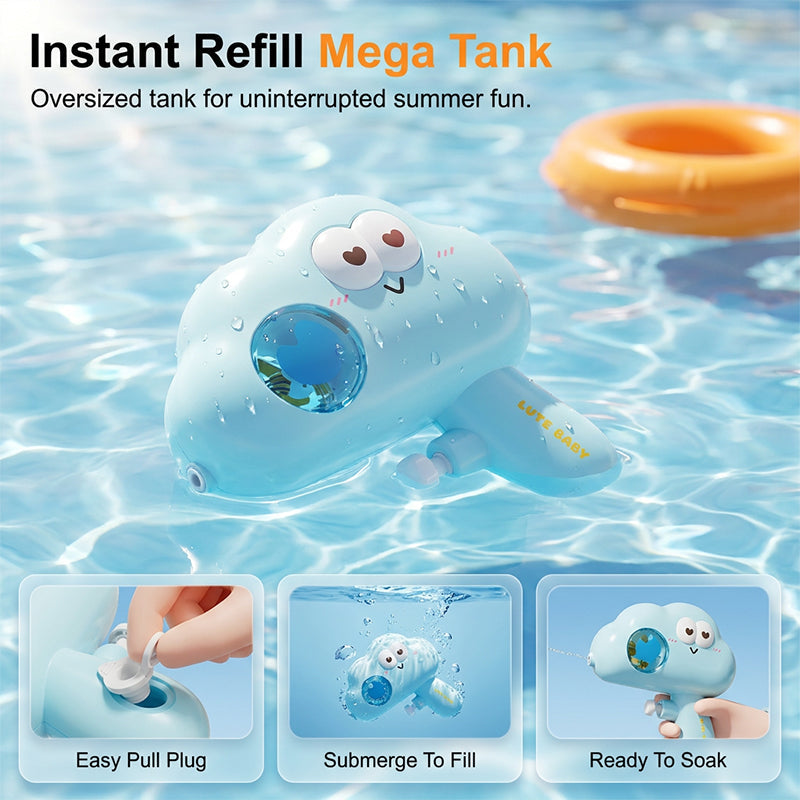 【1+1 ingyen】☁️💦Mini Press felhő alakú vízipisztoly
