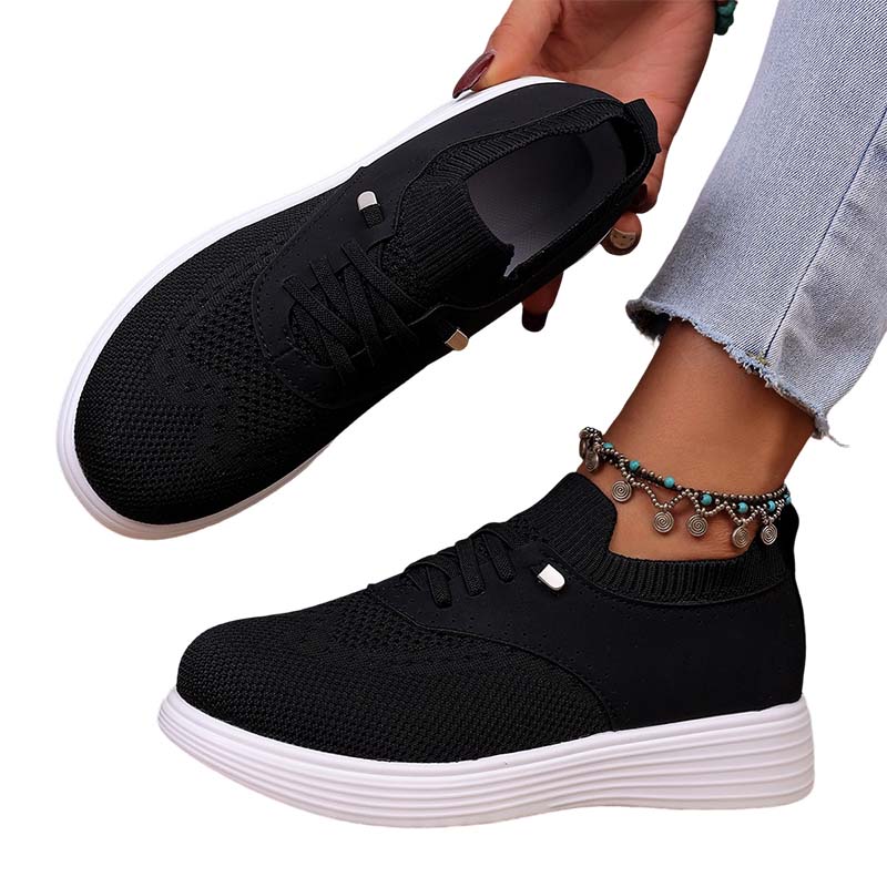 👟☁️ Sétáljon felhőpuhaságú kényelemben – Női légáteresztő hálós slip-on sétacipő