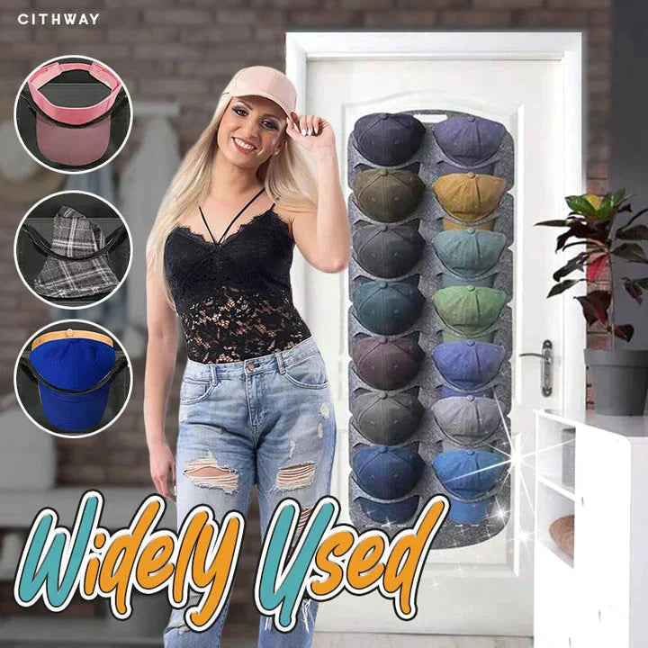 ✨Több zsebbel ellátott akasztható kalapállvány 🧢
