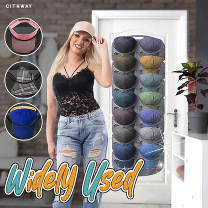 ✨Több zsebbel ellátott akasztható kalapállvány 🧢