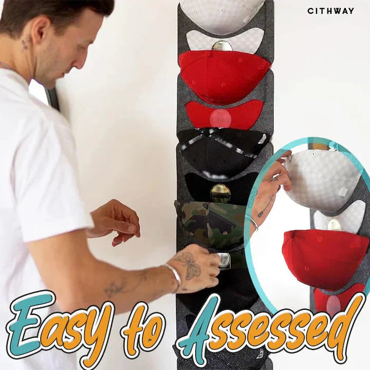 ✨Több zsebbel ellátott akasztható kalapállvány 🧢