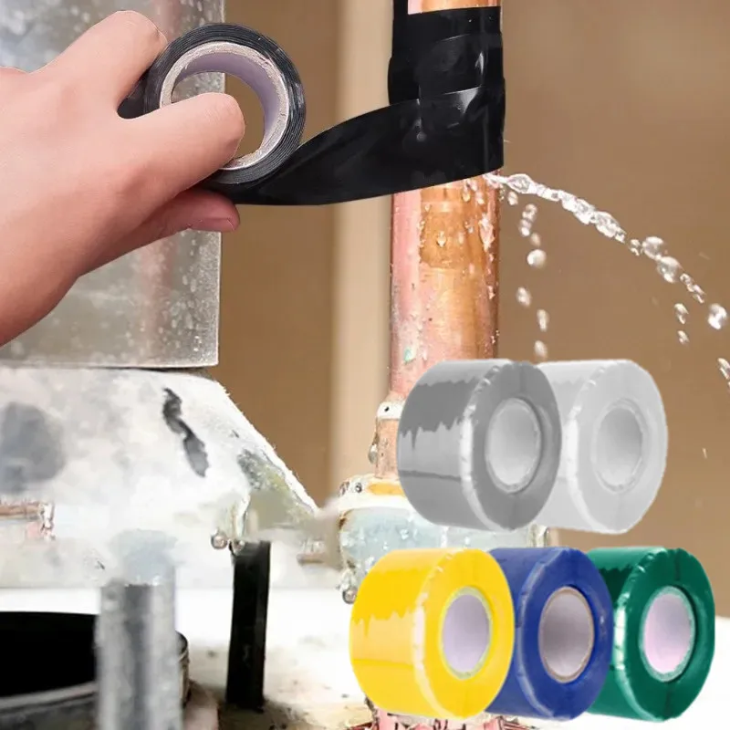 🚰 Vízálló önfúziós szalag – Mágikus öntapadó tömítés, azonnali javítás 🛠️✨