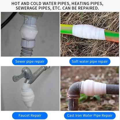 🚰 Vízálló önfúziós szalag – Mágikus öntapadó tömítés, azonnali javítás 🛠️✨