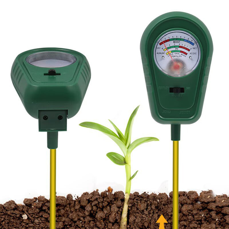 🌱 🔥 3 az 1-ben talajelemző mutatós kijelzővel 🌿