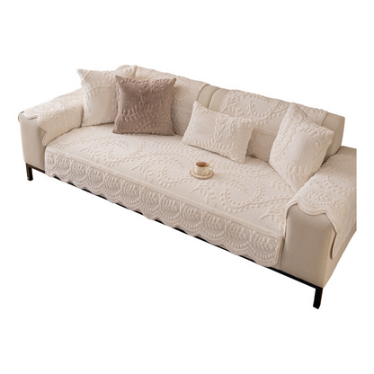 🛋️ 🐰 Műnyúlszőr kanapéhuzat – csúszásgátló és rendkívül puha ✨