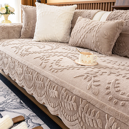 🛋️ 🐰 Műnyúlszőr kanapéhuzat – csúszásgátló és rendkívül puha ✨