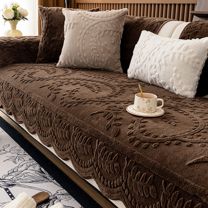 🛋️ 🐰 Műnyúlszőr kanapéhuzat – csúszásgátló és rendkívül puha ✨