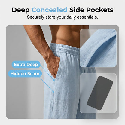 Men's Casual Linen Pants
