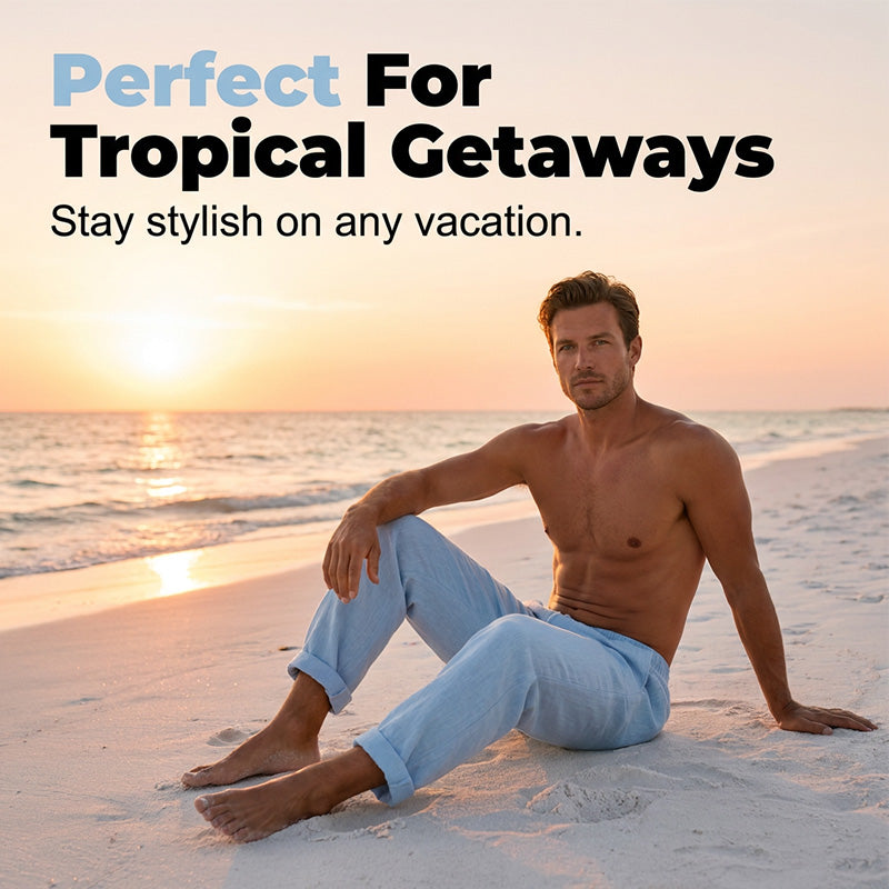 Men's Casual Linen Pants