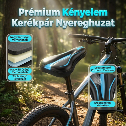 🚴Ergonomikus memóriahabos kerékpár nyereghuzat