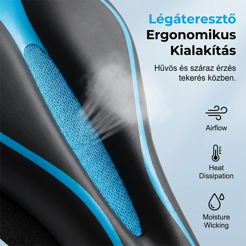 🚴Ergonomikus memóriahabos kerékpár nyereghuzat