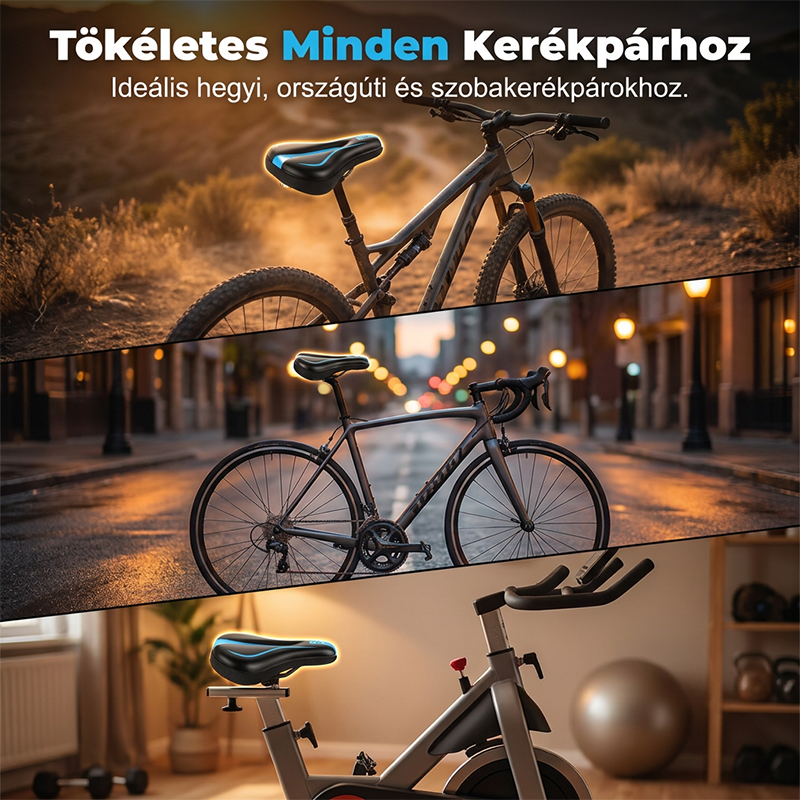 🚴Ergonomikus memóriahabos kerékpár nyereghuzat