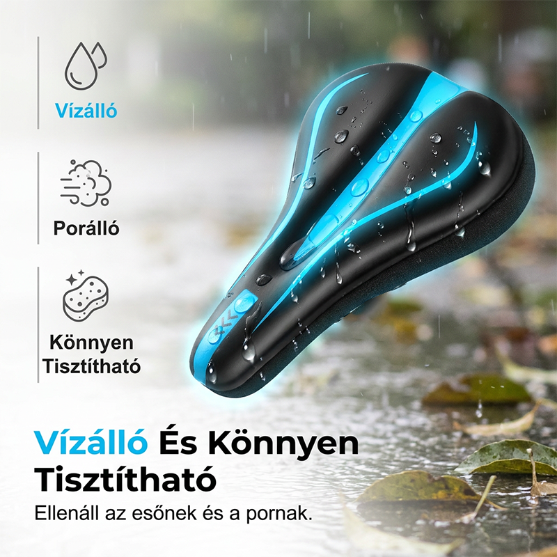 🚴Ergonomikus memóriahabos kerékpár nyereghuzat