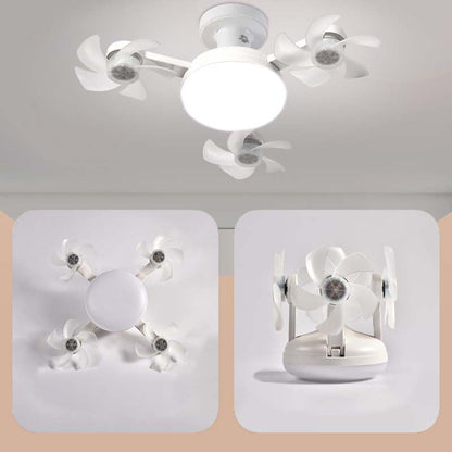 🌀 Mennyezeti ventilátor LED-lámpával és távirányítóval