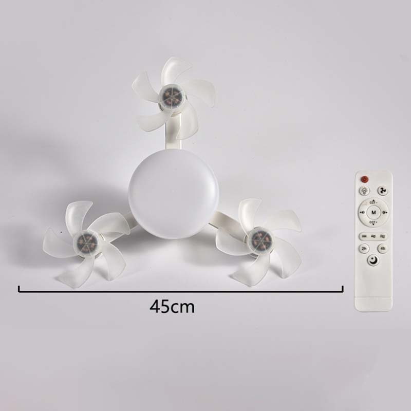 🌀 Mennyezeti ventilátor LED-lámpával és távirányítóval