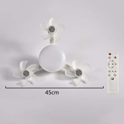 🌀 Mennyezeti ventilátor LED-lámpával és távirányítóval