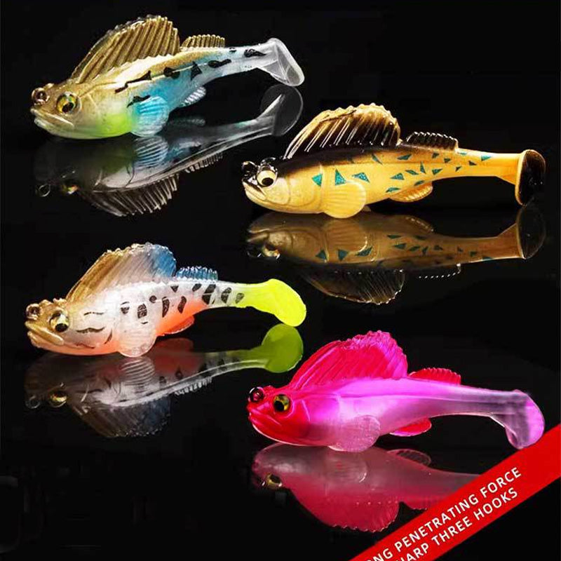 🎣✨A műcsali-mesterek ajánlása – 5 darabos T-alakú hátsó lágycsali-készlet (tárolódobozzal együtt)🦦