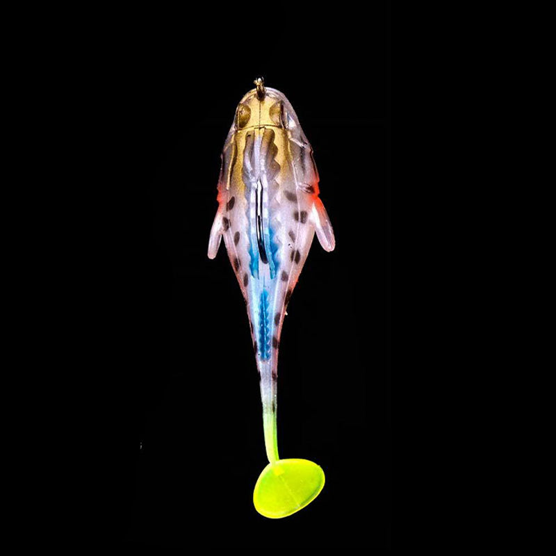 🎣✨A műcsali-mesterek ajánlása – 5 darabos T-alakú hátsó lágycsali-készlet (tárolódobozzal együtt)🦦