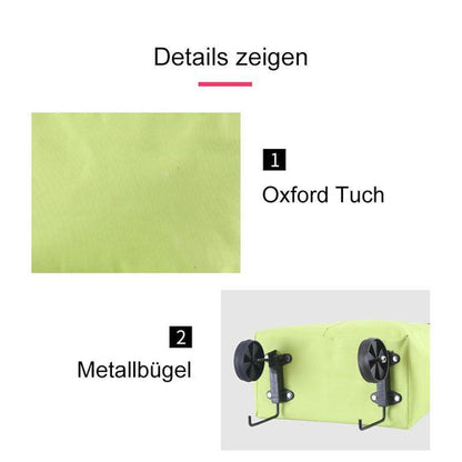 🛒✨ 2 az 1-ben Összecsukható Bevásárlókocsi – Könnyű, Strapabíró és Bárhová Magaddal Viheted