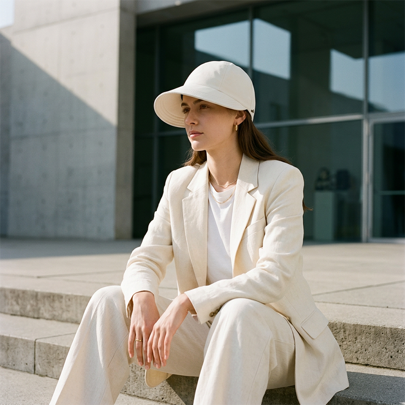 ✨ Női, UPF 50+ védelemmel rendelkező, elegáns, összecsukható napkalap – Összecsukható, lélegző 🌞👒