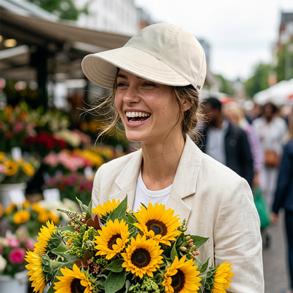 ✨ Női, UPF 50+ védelemmel rendelkező, elegáns, összecsukható napkalap – Összecsukható, lélegző 🌞👒