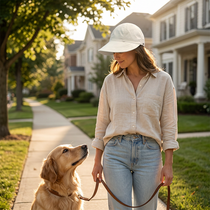 ✨ Női, UPF 50+ védelemmel rendelkező, elegáns, összecsukható napkalap – Összecsukható, lélegző 🌞👒