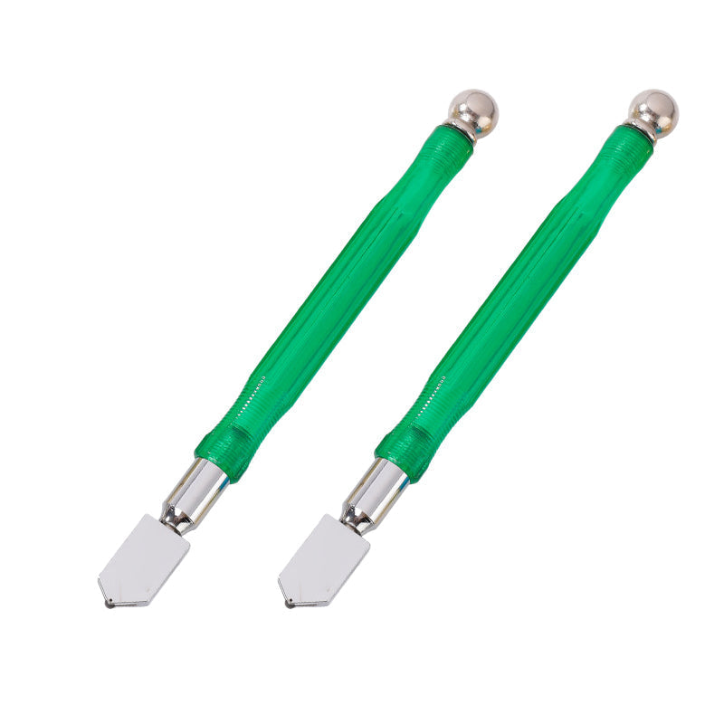 💎1+1 ingyen💎Professzionális gyémánt üvegvágó ötvözött nyéllel és görgős vágókerékkel
