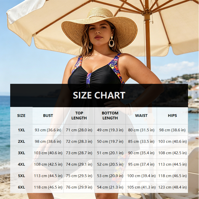 👙 6XL-es, laza szabású női bikini felső és alsó