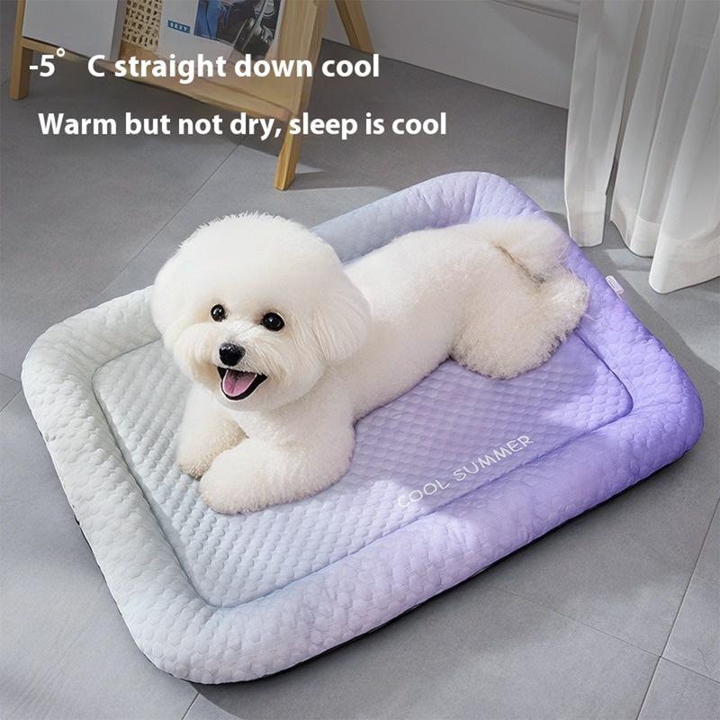 ❄️ Hűsítő 3D szőnyeg kutyáknak és macskáknak – légáteresztő, hűsítő dudorokkal és mosható 🐾