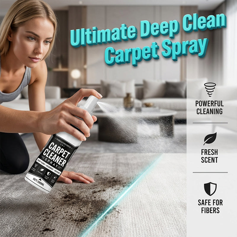 ✨🧼 Mélytisztító szőnyegtisztító spray: célzott folteltávolítás és szagsemlegesítés 🌿🐾