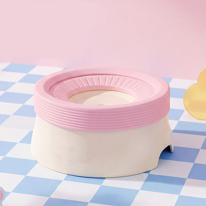🐾💧 Praktikus úszó itatótál –✨ Nem ömlő kialakítás, amely megakadályozza a víz fröcskölését és tisztán tartja a vizet 🏠
