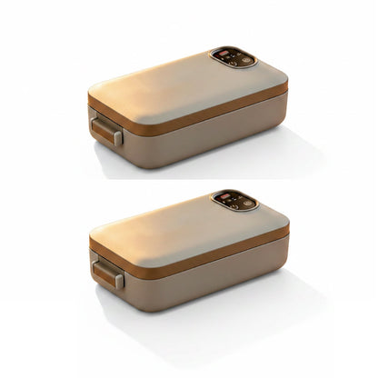 🍱 🔋 Elektromos uzsonnásdoboz USB töltéssel – Önmelegítő és könnyű – Tökéletes munkába, iskolába és utazáshoz ⚡