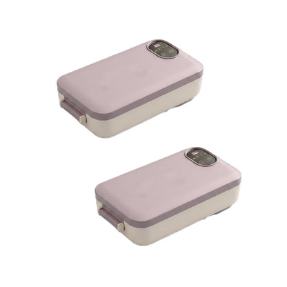 🍱 🔋 Elektromos uzsonnásdoboz USB töltéssel – Önmelegítő és könnyű – Tökéletes munkába, iskolába és utazáshoz ⚡