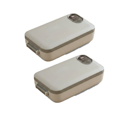 🍱 🔋 Elektromos uzsonnásdoboz USB töltéssel – Önmelegítő és könnyű – Tökéletes munkába, iskolába és utazáshoz ⚡