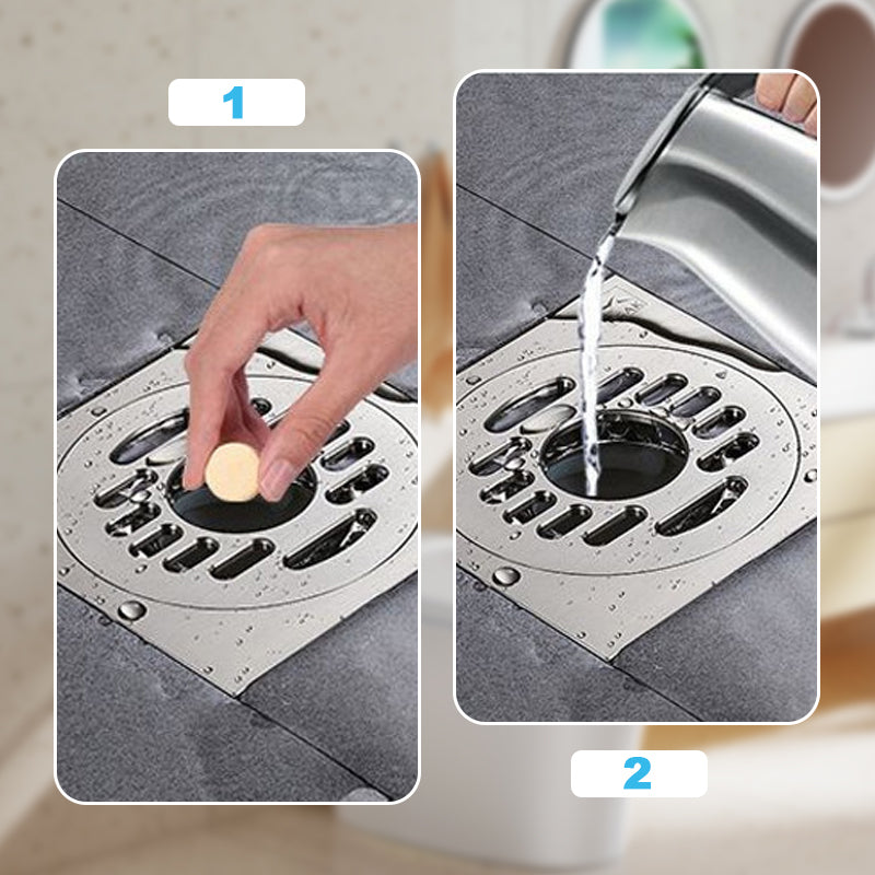 🔥 Erős tisztítás·Buborékos hatás! Erőteljes pezsgőtablettás csőtisztító – Mélyreható lerakódás-eltávolítás és szagtalanítás 🧼🚽