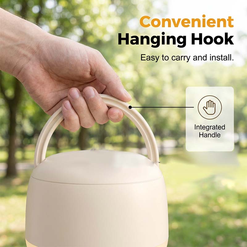 💨💡 Hordozható USB-s LED mennyezeti ventilátor – Hűsítés és világítás bárhol ❄️