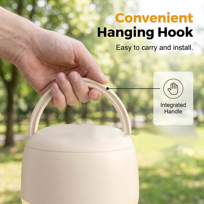💨💡 Hordozható USB-s LED mennyezeti ventilátor – Hűsítés és világítás bárhol ❄️