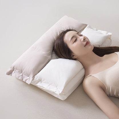 💙🛏️ Ergonomikus memóriahabos nyakpárna – A nyak kényelméért minden utazás során ✨