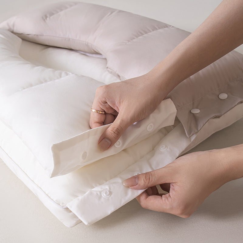 💙🛏️ Ergonomikus memóriahabos nyakpárna – A nyak kényelméért minden utazás során ✨