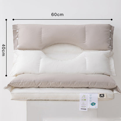 💙🛏️ Ergonomikus memóriahabos nyakpárna – A nyak kényelméért minden utazás során ✨