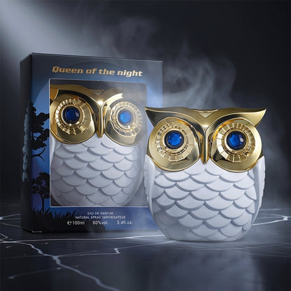🏝️🦉 Titokzatos parfüm – elbűvölő illat, elegáns bagoly alakú üveg, tartós illat💎