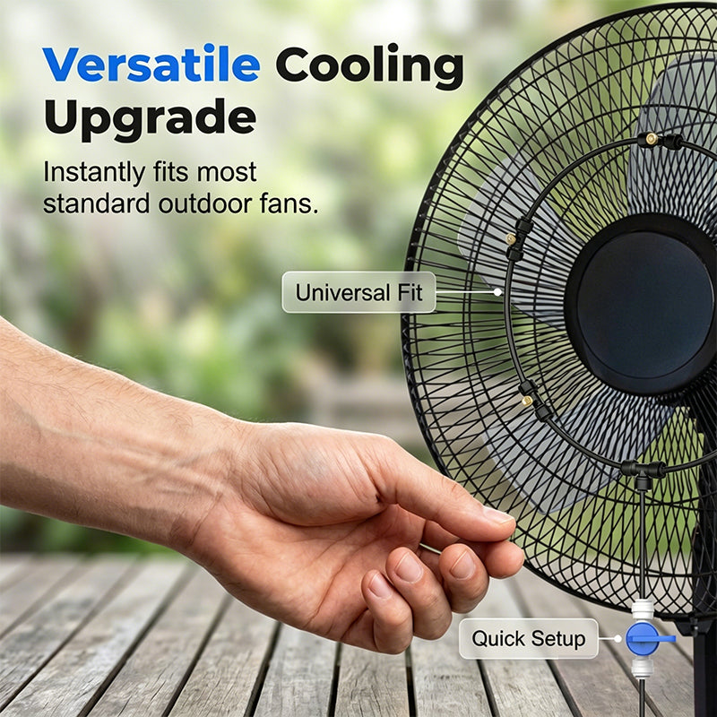 ❄️ 3 az 1-ben léghűtő ventilátor – Hűtés, párásítás és frissítő szellő egy készülékben