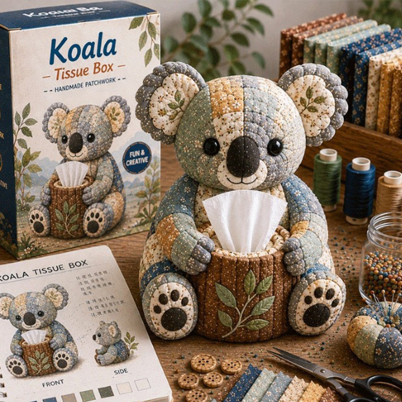 🐨 Varrj magadnak egy cuki állatos zsebkendőtartót – minden benne van a csomagban!