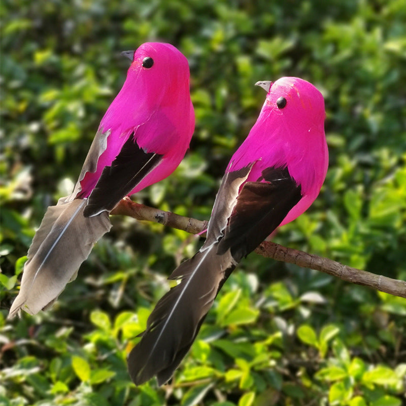 🐦 12 db élethű tollas díszmadár csipesszel – Varázsolj természetes hangulatot bárhová