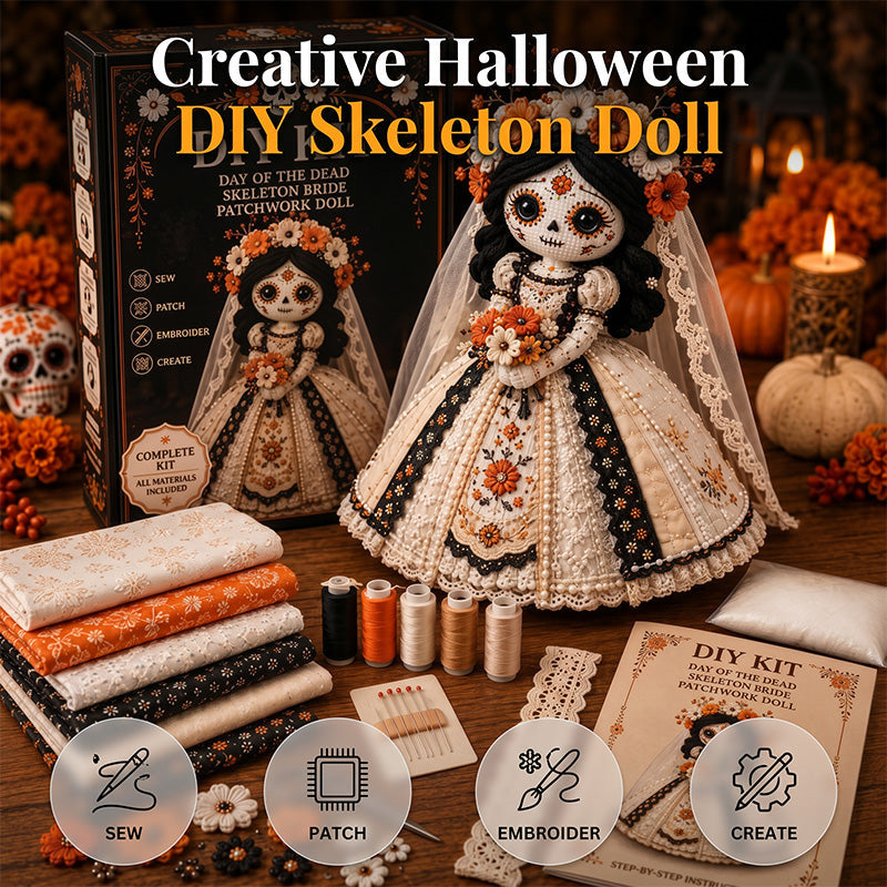 🎃🩻 Kreatív csontváz készlet gyerekeknek és felnőtteknek – együtt még ijesztőbb!