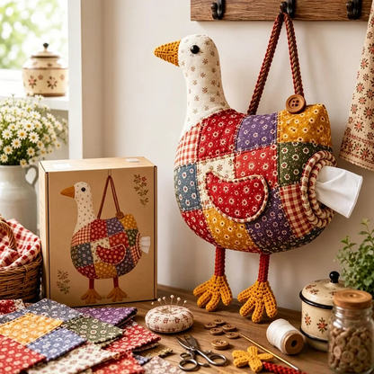 🦆Állatmotívumos papírzsebkendő-tartó varrókészlet