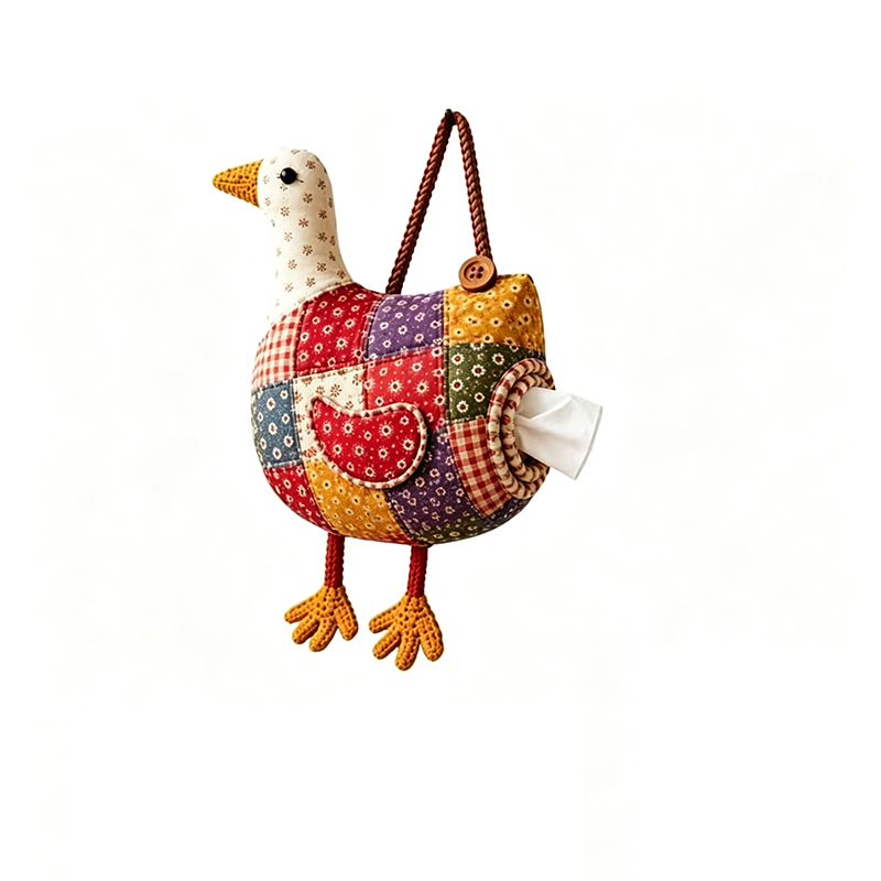 🦆Állatmotívumos papírzsebkendő-tartó varrókészlet