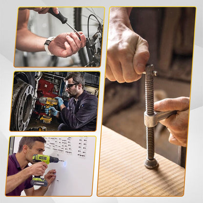 🔧 Menetjavító reszelő 🛠️ A sérült külső menetek gyors javításához – metrikus menetekhez alkalmas